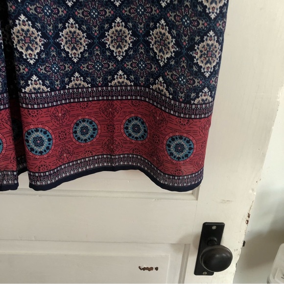 Simply Noelle Boho Tunic Top L/XL Blue - Picture 5 of 8